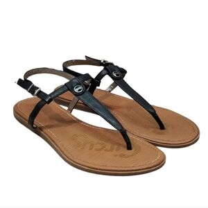 Circus by Sam Edelman Cayden Womens T Strap Strappy Flats sandals shoes